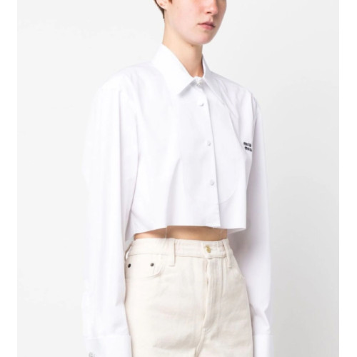 Miu Miu Poplin Crop shirt