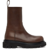  Bottega Veneta Brown Lug Boots